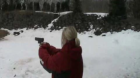 Me shooting a gun