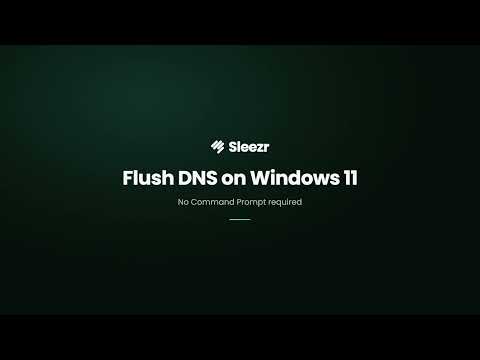 How to Flush DNS on Windows 11 Without Command Prompt (One Click)