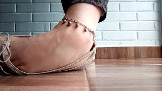 Transparent Mesh Cleavage Sparkle Drop Little Glitter Flats 2