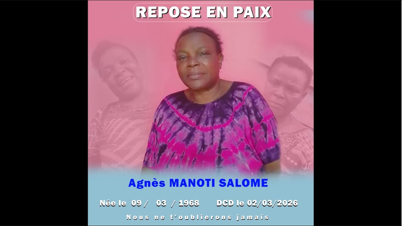 Obsèque maman Agnès