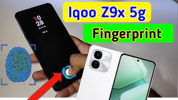 Iqoo z9x 5g display fingerprint setting/Iqoo z9x 5g fingerprint screen lock/fingerprint sensor