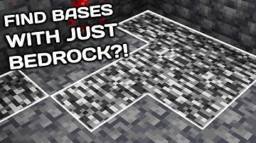 Find Bases with Bedrock in Minecraft!