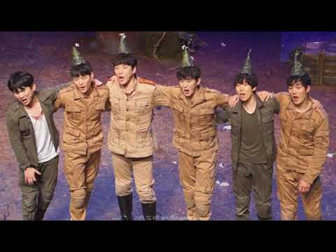 171209 밤공 여신님이 보고계셔 커튼콜 (김재범, 윤지온, 강기둥, 홍우진, 손유동, 조풍래, 유리아)