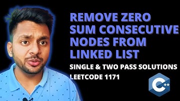 Remove Zero Sum Consecutive Nodes from Linked List