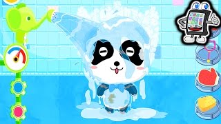 BADEZEIT VON BABY-PANDA App - Baby Pandas Bathtime - PANDA BADET! Spiel mit mir Apps und Games screenshot 1