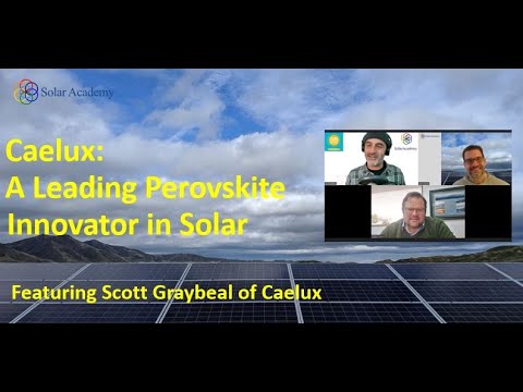 Caelux: A Leading Perovskite Innovator in Solar