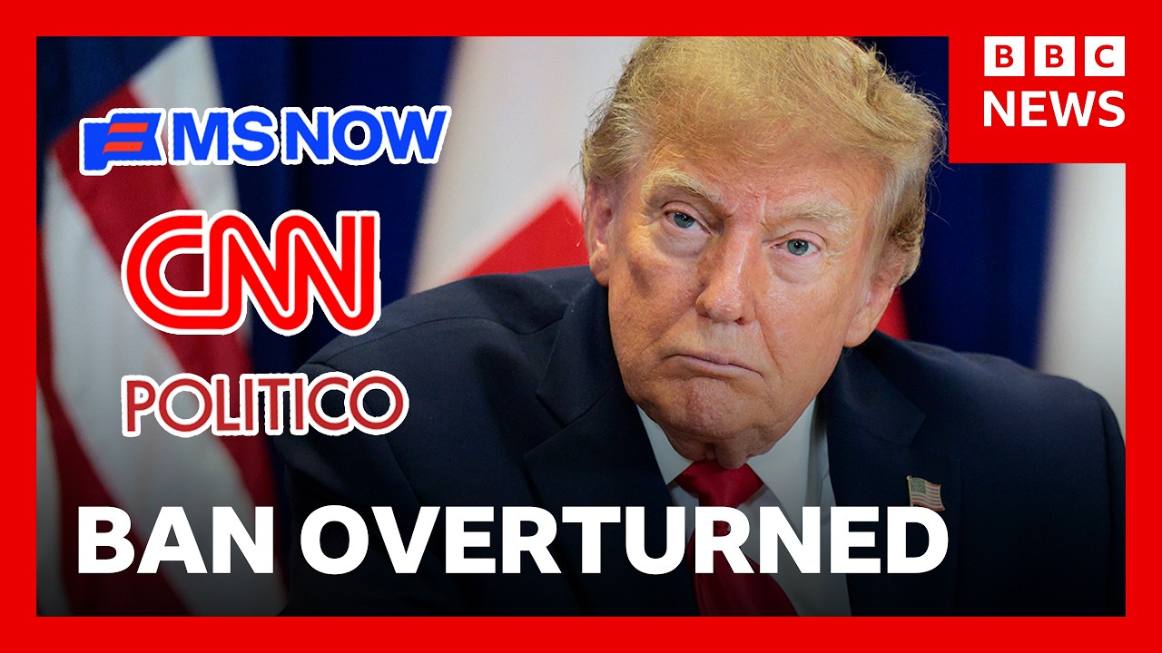 US Judge Overturns President Trump’s White House Media Ban
