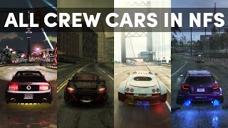 All Crew Cars in NFS Games (2003-2019)