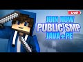 Minecraft Live hindi | Join My Smp For Free | Java + Pe / 24 Online