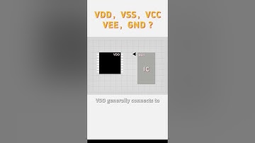 "VDD, VSS, VCC, VCCQ, VEE & GND | Electronics Power & Ground Explained"