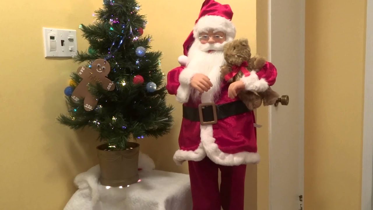Singing Santa Holly Jolly Christmas