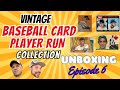 Unboxing Episode 6: Chronicling a Vintage Baseball Card Player Run Collection #baseballcards