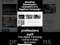 Breaking stereotypes linkedin's in it together cam... - Digital Marketing Course - Part 102 #shorts