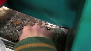 $94.95 in Small Change- CoinStar Machine