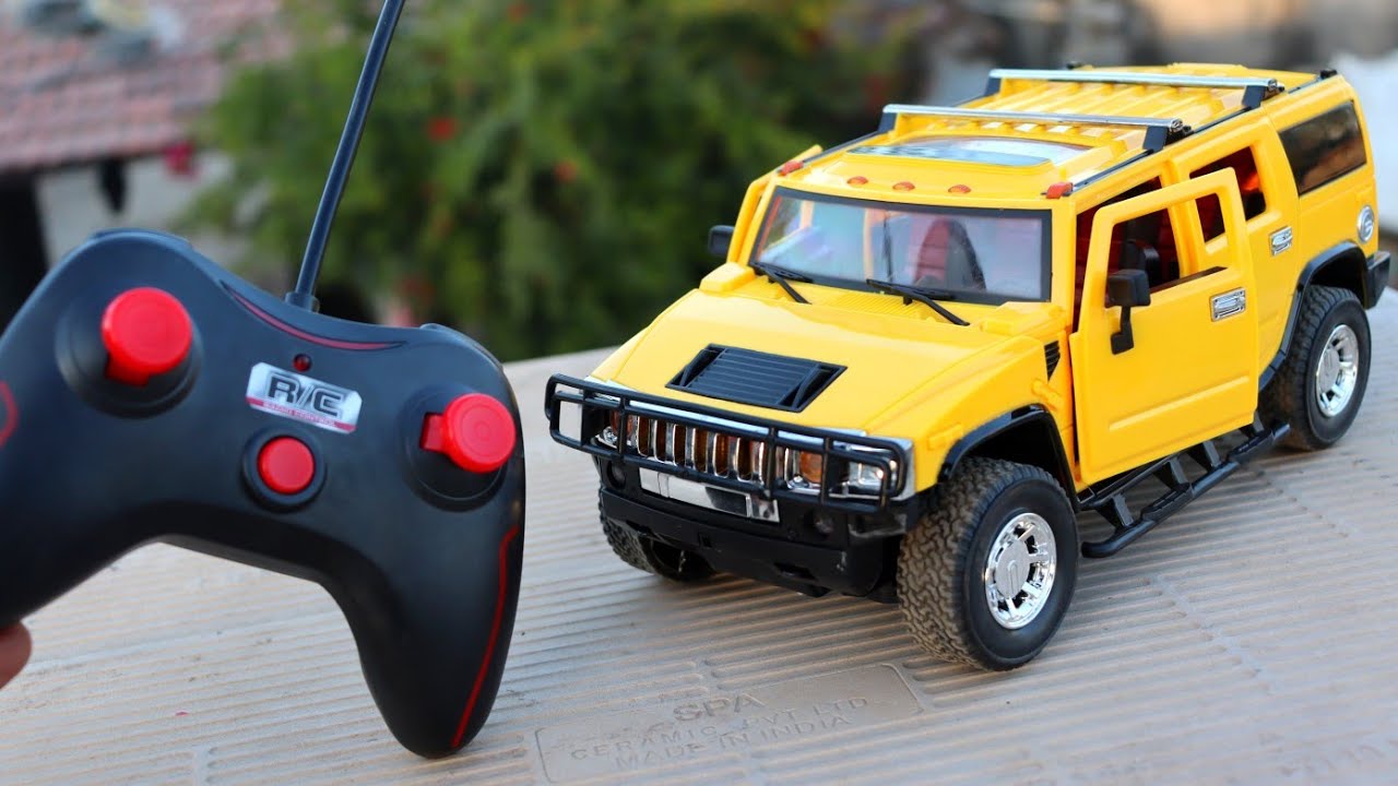 Rc Yellow Hammer Car Part 2 Unboxing and testing ll 4×2 Rc car unboxing