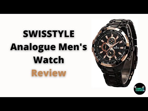 SWISSTYLE Analogue Men's Watch Black Dial Black Colored Strap Review