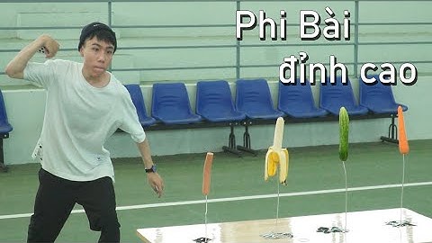 Phi Bài CỰC ĐỈNH - cắt đứt mọi thứ ( card throwing )
