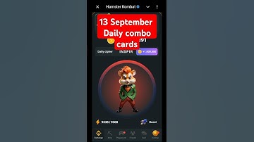 Daily Cipher 13 September  Hamster Kombat Daily Cipher Code 13 September 5 M Coins Free Morse code