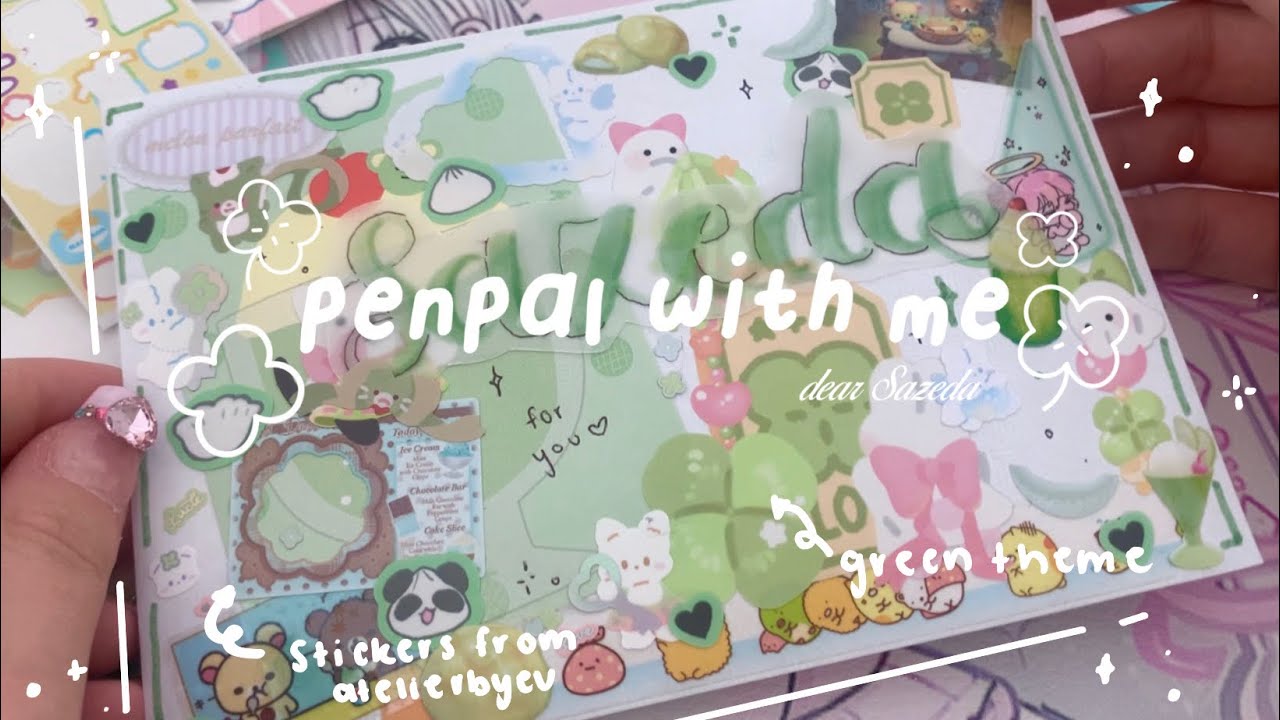 Penpal with me ~ Dear Sazeda, green theme 🍀