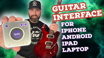 PORTABLE GUITAR INTERFACE - iPhone - Android - iPad - tablet - laptop - SYNIDO LIVE DOCK A20