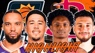 Rockets Vs Suns Amen Thompson & Alperen Sengun Vs Devin Booker & Dillon Brooks