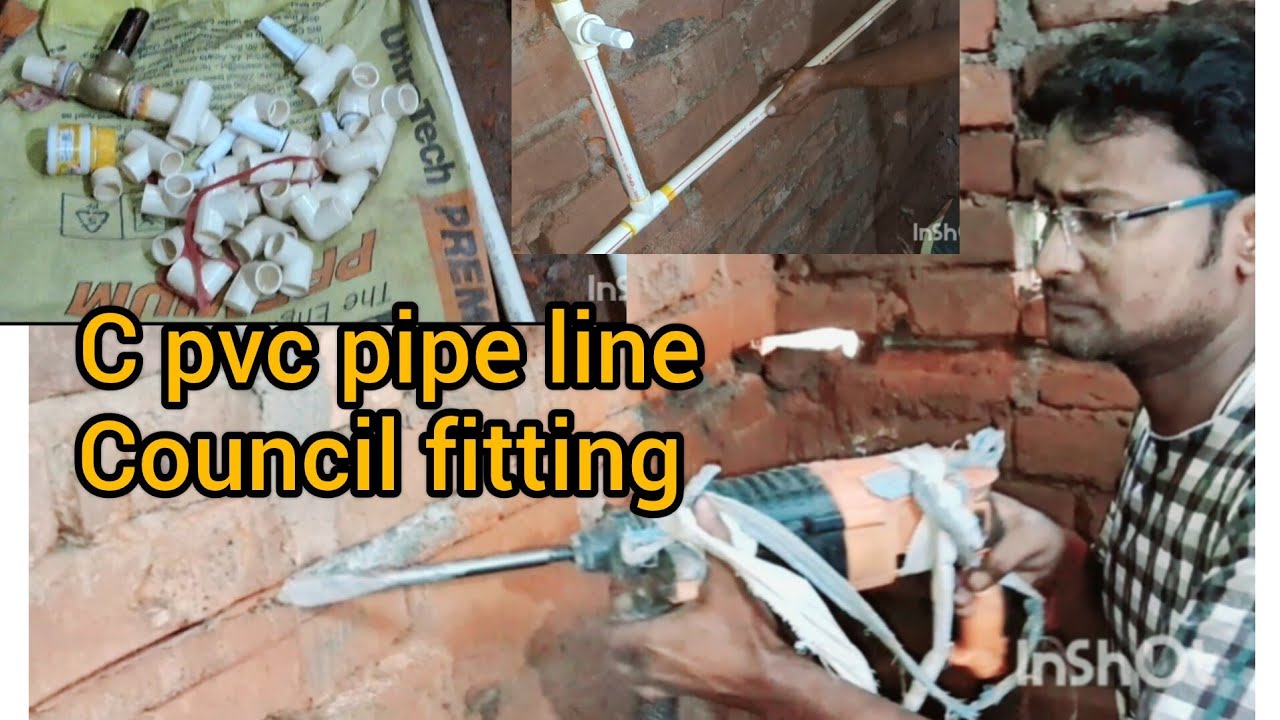 Cpvc Line Works cpvc pipeline | council line feedings | plumbing work | Chatterjee ...