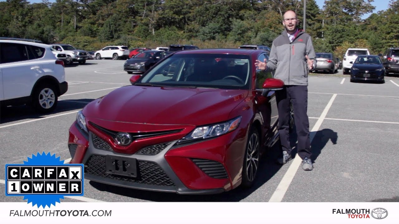 Certified 2018 Toyota Camry SE for sale Falmouth Toyota Cape Cod