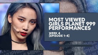 most viewed girls planet 999 performances || week 4 [top 43]