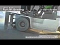 Forklift driver loses job for reckless stunts