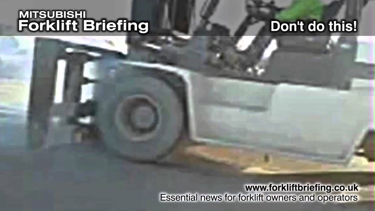 Forklift driver loses job for reckless stunts