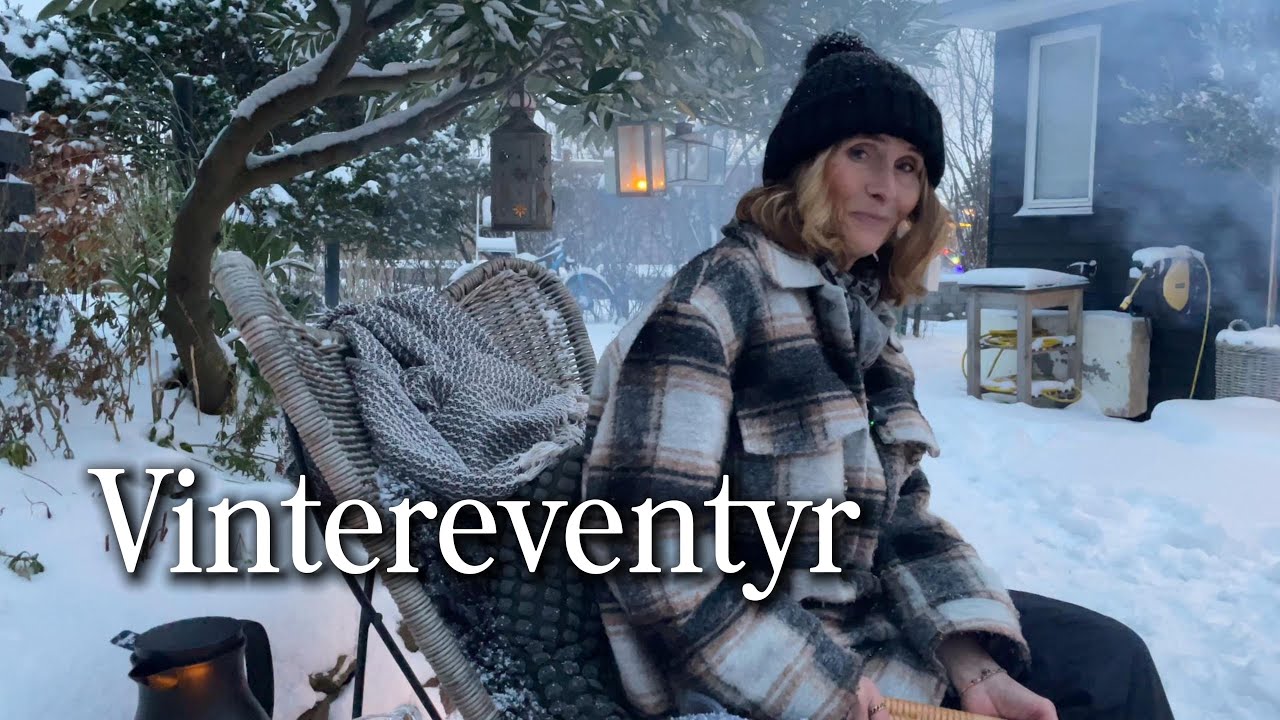 Vinterhygge i sneen - når planerne bliver til et nyt eventyr.