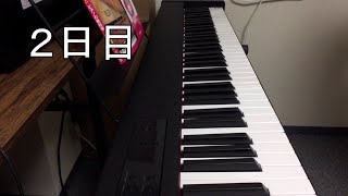 ゼロからのピアノ練習（２日目）