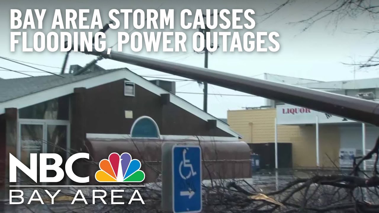 Bay Area Storm Causes Flooding, Downed Trees, Power Outages - YouTube