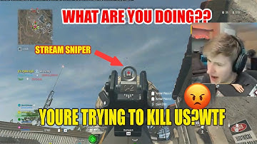 SYMFUHNY SNAPS ON A STREAM SNIPPER FOR ATTACKING THEM!