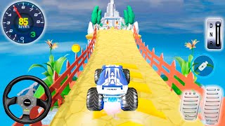 Car Stunts Climb 3D Monster Truck - Hill Climb 4x4 Truck Race Part #2 | Android Gameplay screenshot 5