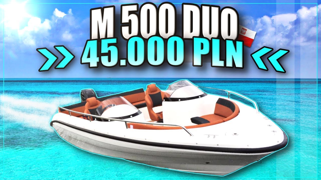 🌞M500 DUO – za jedyne 45.000 zł 🇵🇱 5-metrowa, polska łódź motorowa idealna dla wypożyczalni🔥