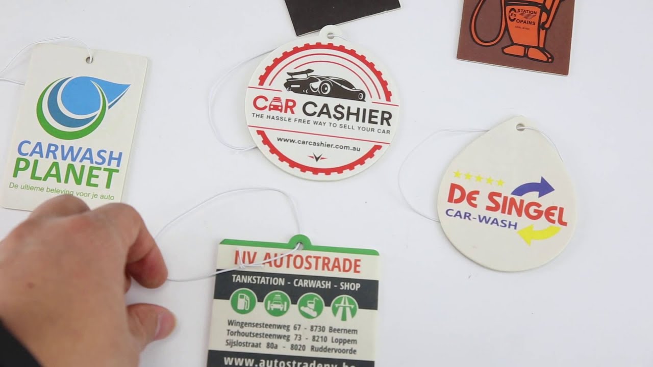 custom promotional car air freshener YouTube