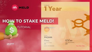 How to Stake MELD (Tutorial) 🔥