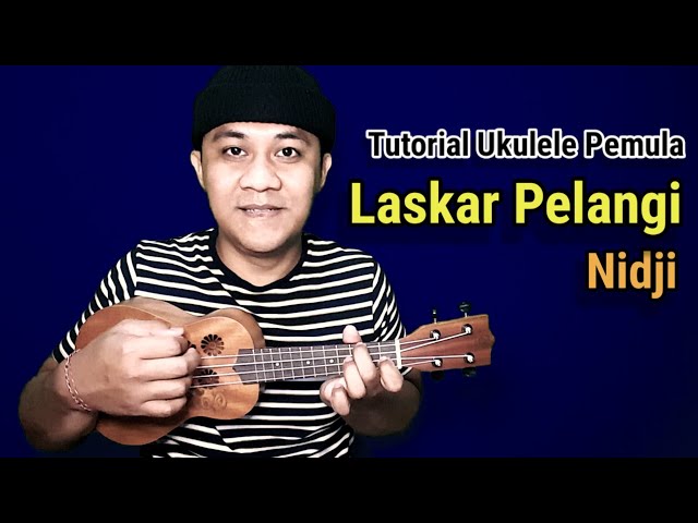 Laskar Pelangi - Nidji tutorial ukulele class=