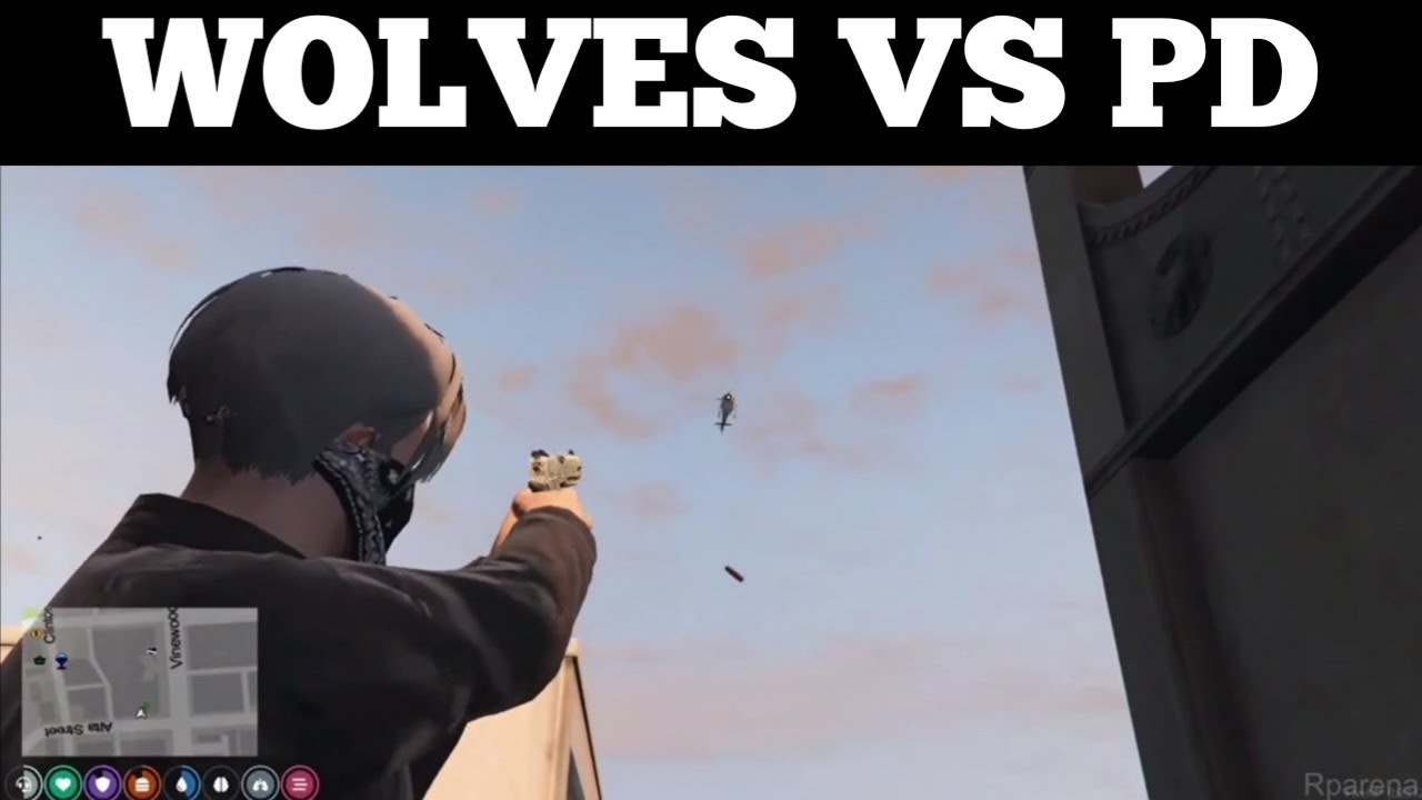 VLTRP | The Wolves Vs PD Bank Robbery turns in to shootout 