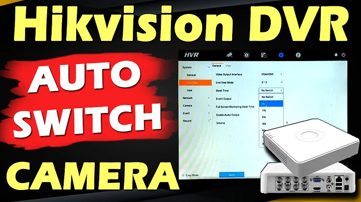 Auto Rotate Screen in Hikvision DVR || Hikvision DVR Auto Switch || Hikvision DVR Camera Auto Switch
