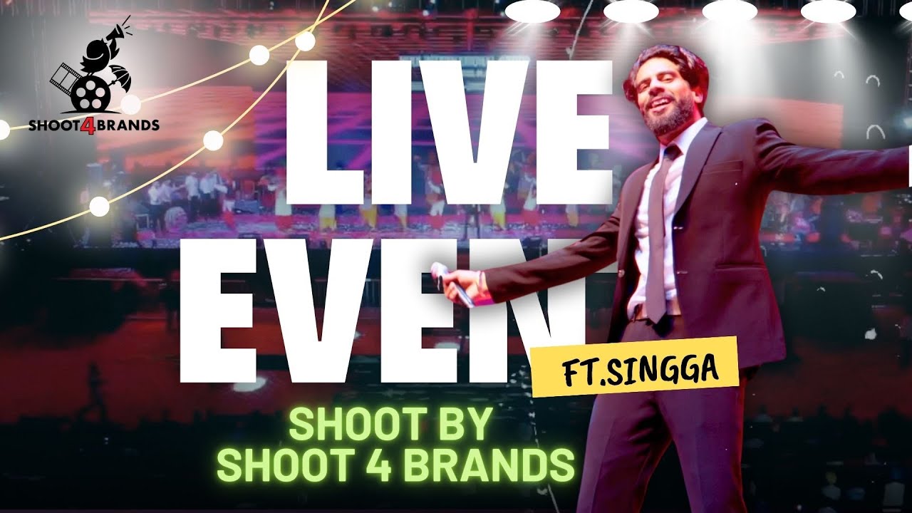 🎬 Experience the sensational Singga's live performance ! 📸 Captured by Shoot 4 Brands 