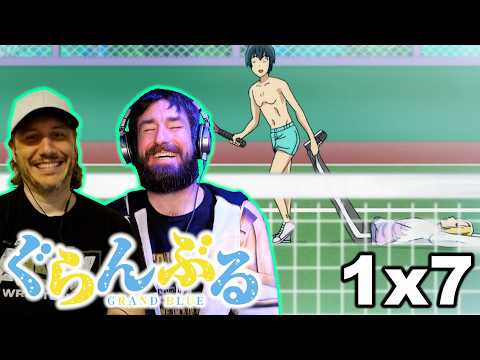 Grand Blue x Tennis... Brilliant! Grand Blue Dreaming Season 1 Episode 7 Reaction | AVR2