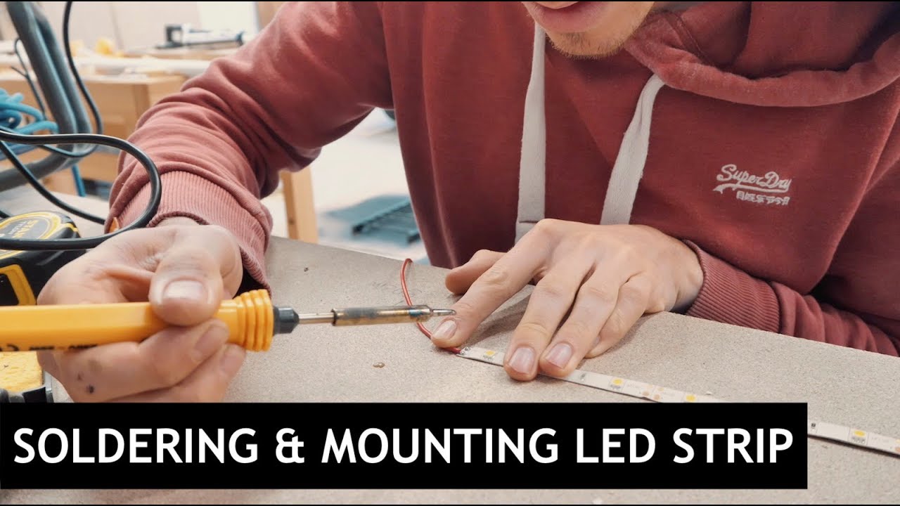 Soldering And Mounting LED Lighting In Your Camper Van YouTube