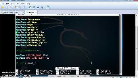 Client-Server code for an IRC chat service.