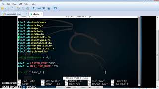 Client-Server code for an IRC chat service.