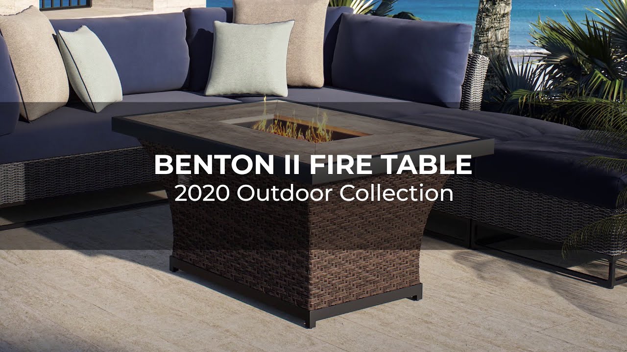OVE BENTON II Fire Table Promotional Video YouTube