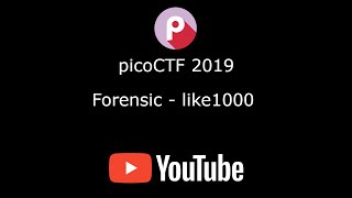 picoCTF 2021 writeup [22] - Forensic - like1000