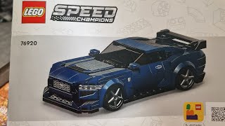 Lego Ford mustang dark horse