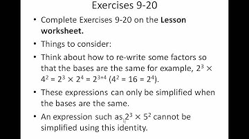 02 Multiplication of Numbers in Exponential Form